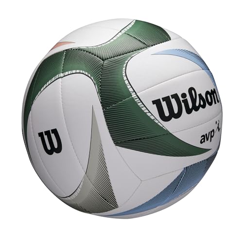 WILSON AVP PXL Volleyball - Official Size, White/Blue/Green - Thumbnail 2