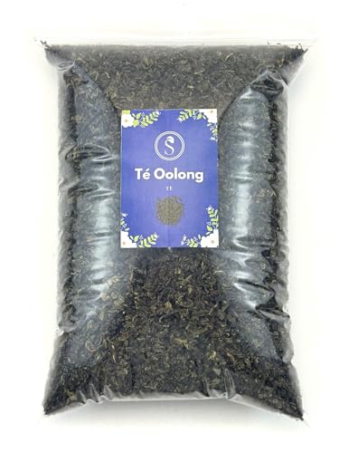 Té Oolong a Granel 100% Natural Bajo en Cafeína – Té Azul Semioxidado de Calidad Extra – Infusión Antioxidante – Ideal para Adelgazar y Bienestar Digestivo (100 g, Té Oolong)