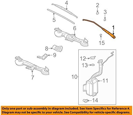 Miniatura 1 de GM 22724209 - Limpiaparabrisas izquierdo