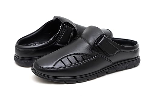 Image of BRUTE Leather Sandals for Men | Open Fisherman Sandals | Half Sandals