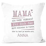 Auf der Suche nach einer witzigen Geschenkidee für Mama oder Papa? Dann haben wir hier den perfekten personalisierbaren Kissenbezug mit lustigem Spruch 