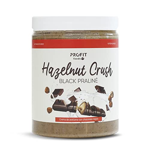 PROFIT - Crema de avellanas sabor praliné - 250 gramos - Con avellanas 100% naturales y cacao desgrasado - Textura cremosa y uniforme - Sin azúcares añadidos ni aceite de palma - Libre de gluten.