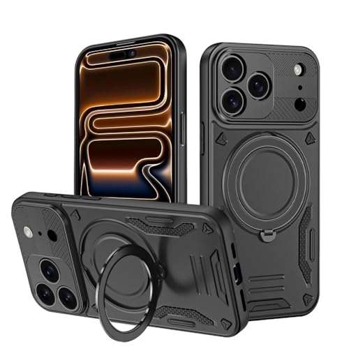Coque iPhone 14 rigide antichoc noire : évitez les bris d'écran avec béquille