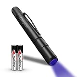 Energizer UV Flashlight Pen Light, LED Handheld Blacklight Flashlight, UV + White LED, Detector for Dog Pet Urine Stains, Bed Bugs and Scorpions (Batteries Included)