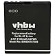 vhbw Akku kompatibel mit Bea-fon SL630, SL640 Handy Smartphone Telefon (1100mAh, 3,7V, Li-Ion)