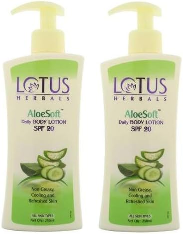 Lotus Herbals AloeSoft Daily Body Lotion SPF 20_250ml