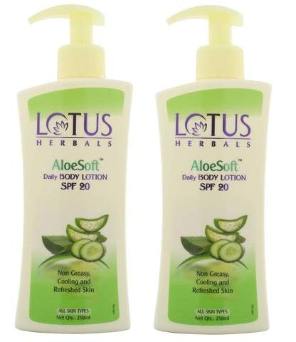 Lotus Herbals Aloesoft Daily Body Lotion Spf 20_250Ml #TOP23