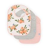 Little Unicorn Cotton Muslin Classic Bib 3 Pack - Watercolor Roses