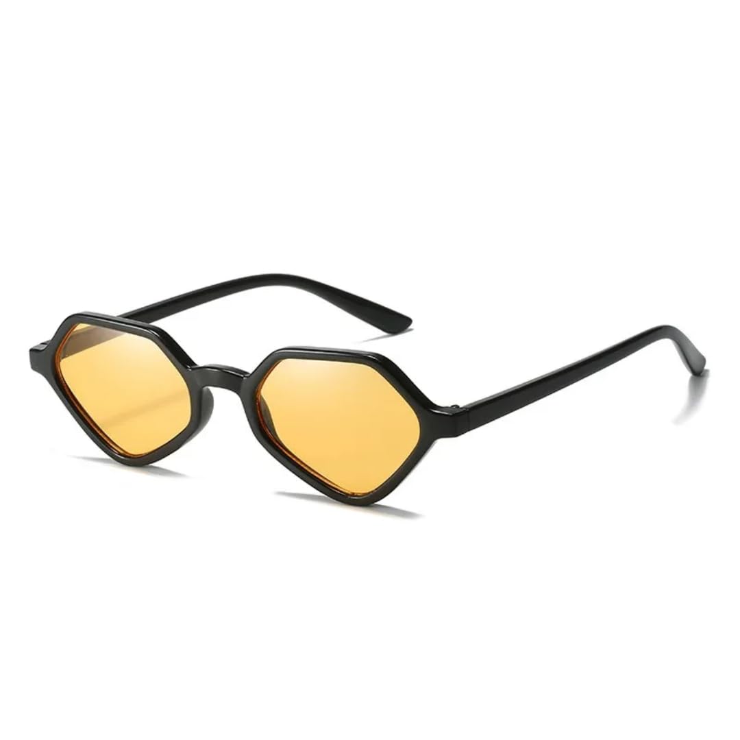 Lunettes de soleil géométriques irrégulières style punk chic - 7