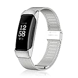 【Uso cómodo】: esta pulsera Fitbit Inspire tiene una superficie lisa y una banda de malla transpirable que brinda una sensación de comodidad a su muñeca.