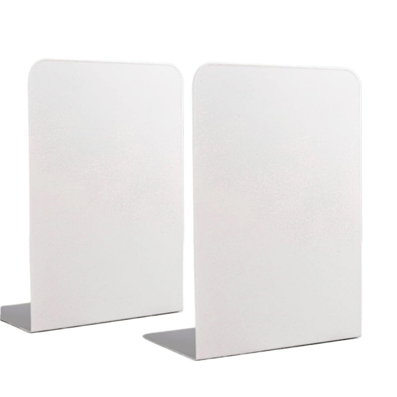 4Pcs Metal Bookends L-shaped Desk Bookshelf for Book