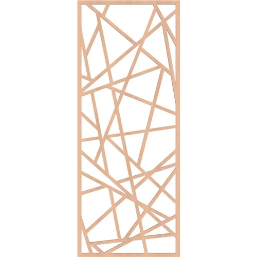 Image of Conway Decorative Pierced Fretwork Wood Wall Panels, 13 3 /8 inchW x 34 3 /8 inchH x 1 /4 inchT, Alder