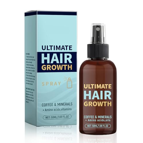 50ml Serum de Crecimiento del Cabello,Hair Growth Spray Pelo Hombre y Mujer,con Minerales,Cafeína y Biotina,Tratamiento tónico,Reparación de Secado y Bifurcaciones,Nutritivo y Estimulante de Volumen