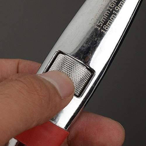 SKUZA Ring Spanner,Adjustable Wrench Offset Ring Wrench 23 in 1 Multi-Function Universal Metric Imperial Spanner (Inch 5/32-3/4, Metric 4mm-19mm)