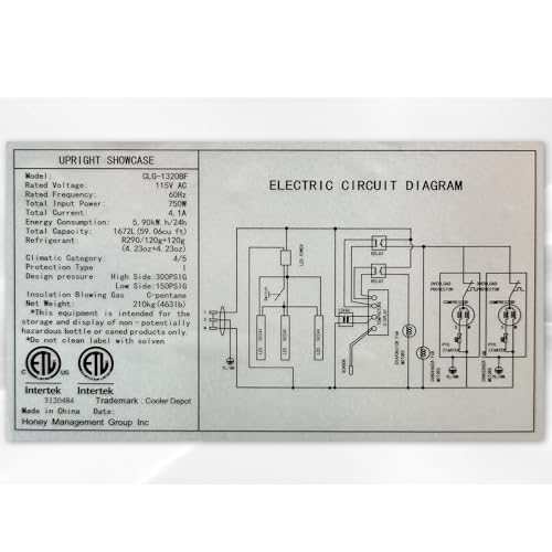 Commercial Refrigerator Glass 3-Door Merchandiser Display Cooler,Beverage Drink Cooler, ETL,NSF certified, Bottom-Mounted 74 inches width, capacity 69 cuft 110V, Restaurant Kitchen Cafe