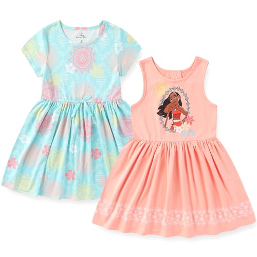 Disney Moana Girls 2 Pack Dress for Toddler and Big Kids