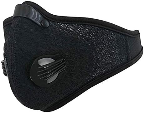 AGKupel Sport Dust Mask Motocycle Mesh Cover Dust Mask Half Face Bike Mask for Outdoor Activities (Black)
