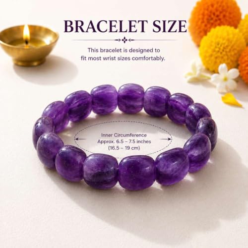 Image of Beaded Bracelet for Men & Women | Stretchable Handmade Prayer Meditation Yoga Wrist Bracelet | Stylish Everyday Wear | Free Size