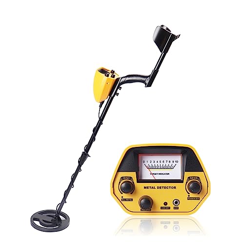Detector de Metales, GTX 5030 Detector de Metales subterráneo Profesional Buscador de Metales Cazador de Tesoros de Alta sensibilidad Buscador de Oro,para Aventuras al Aire Libre(Silver)