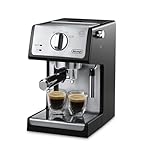 De'Longhi 15-Bar Pump Espresso Machine with Milk Frother & Temperature Control - Compact Home Barista Coffee Maker for Espresso, Latte, Cappuccino & Iced Coffee, Easy to Clean Design