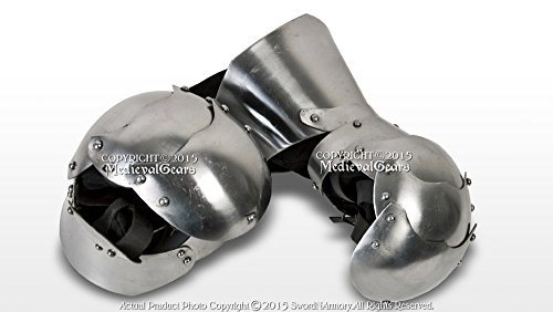 Medieval Gears Brand Medieval Functional Armor Battle Clamshell Mitten Gauntlets Glove Sca Larp Hema #TOP3