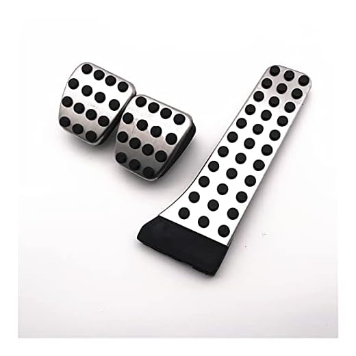Tillbehör Passar till MERCEDES BENZ C Klass W205 C180 C200 C250 C300 C350 C400 C450 AT/MT Gas Broms Koppling Pedal Kit Styling (Color Name : MT 3 PCS)