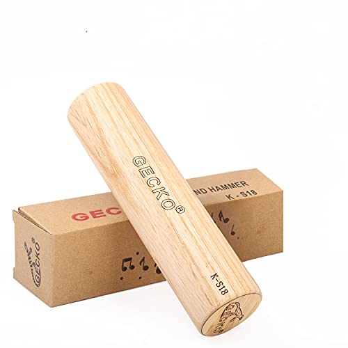 [Upgrade] JONAS C Wood Maracas, Gecko Rhythm Sand Hammer Musical Instrument, Natural Shakers Hand Percussion (7.1 in X 1.9 in) - Thumbnail 5