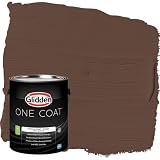 Glidden Interior Paint + Primer: Brown/Fudge, One Coat, Semi-Gloss, 1-Gallon