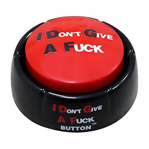 Talkie Toys Products I Don't Give a Fuck Button - 8 Funny IDGAF Phrases Cover