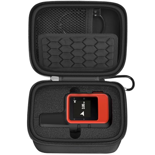 Satellite Communicator Case Compatible with Garmin InReach Mini 2/010-01879-00 InReach Mini for Camping & Hiking (Black+Black Zipper)