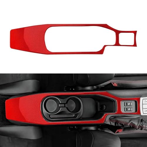 �ɓK������ GT86 2012-2019 2020 LHD RHD ���A���\�t�g�J�[�{���t�@�C�o�[�X�e�b�J�[ �Ԓ����R���g���[���E�H�[�^�[�J�b�v�g���� KISSGPIPOL(RED RHD)