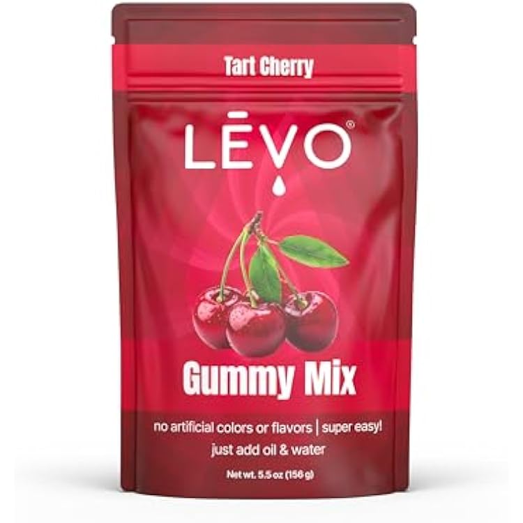 LEVO II+ Infuser & Gummy Mixer Bundle Infused Gummy Making Kit with Candy Molds, Cherry Gummy Mix, Strawberry Lemonade Gummy Mix - Licorice Black