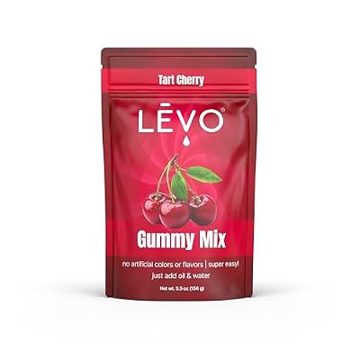 LEVO Gummy Mix - Tart Cherry - Make Your Own Infused Gummies - Each Bag Makes 64 Gummies - 1 Pack