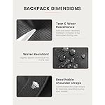 SKYSPER 15L Lightweight Small Hiking Backpack for Women Men, Foldable Travel Daypack, Packable Camping Backpack, Mini Outdoor Hiking Bag (Black) - Image 5