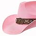 grinderPUNCH Western Outback Cowboy Hat Men's Women's Style Classic Straw Western Cowgirl Hat Pink