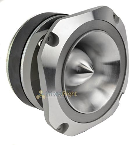 Audiopipe 1 Pair Super Tweeter 4 400 Watts Car Stereo Bullet Diamond Chrome ATR-4053