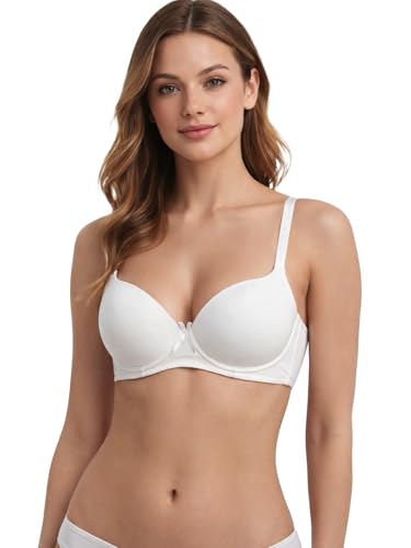 Image of Viola's Secret 6 Pack of Color Print T-Shirt Bras B Cup C Cup and D Cup