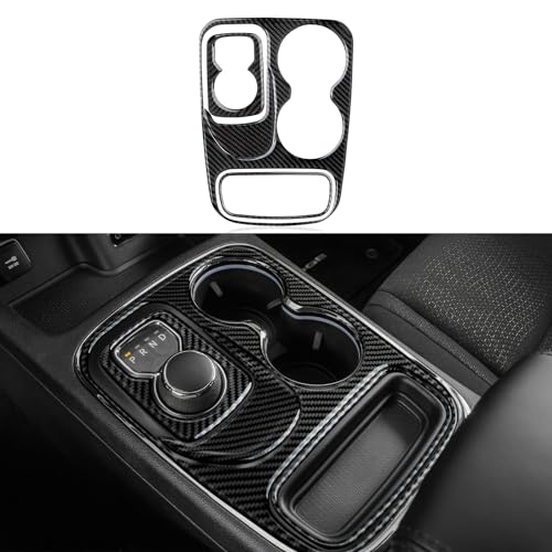 Image of Gear Shift Panel Decals for 2014 2015 2016 2017 Dodge Durango Accessories Car Carbon Fiber Stickers, B