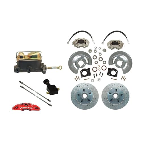 Force 10 Brakes 1964-66 Disc Brake Conversion Kit, Compatible with