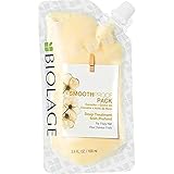 BIOLAGE SmoothProof Deep Treatment Pack , Multi-Use Hair Mask , With Castor Oil , Vegan & Paraben-Free , For Frizzy Hair , 3.4 Fl. Oz.