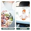 UTHCLO 40 Pcs DIY Sublimation Car Air Freshener Blanks, Hanging Scented Sheets Set with Heart, Star, Circle, Square Rectangle Shapes for Custom Aromatherapy Fragrance #2