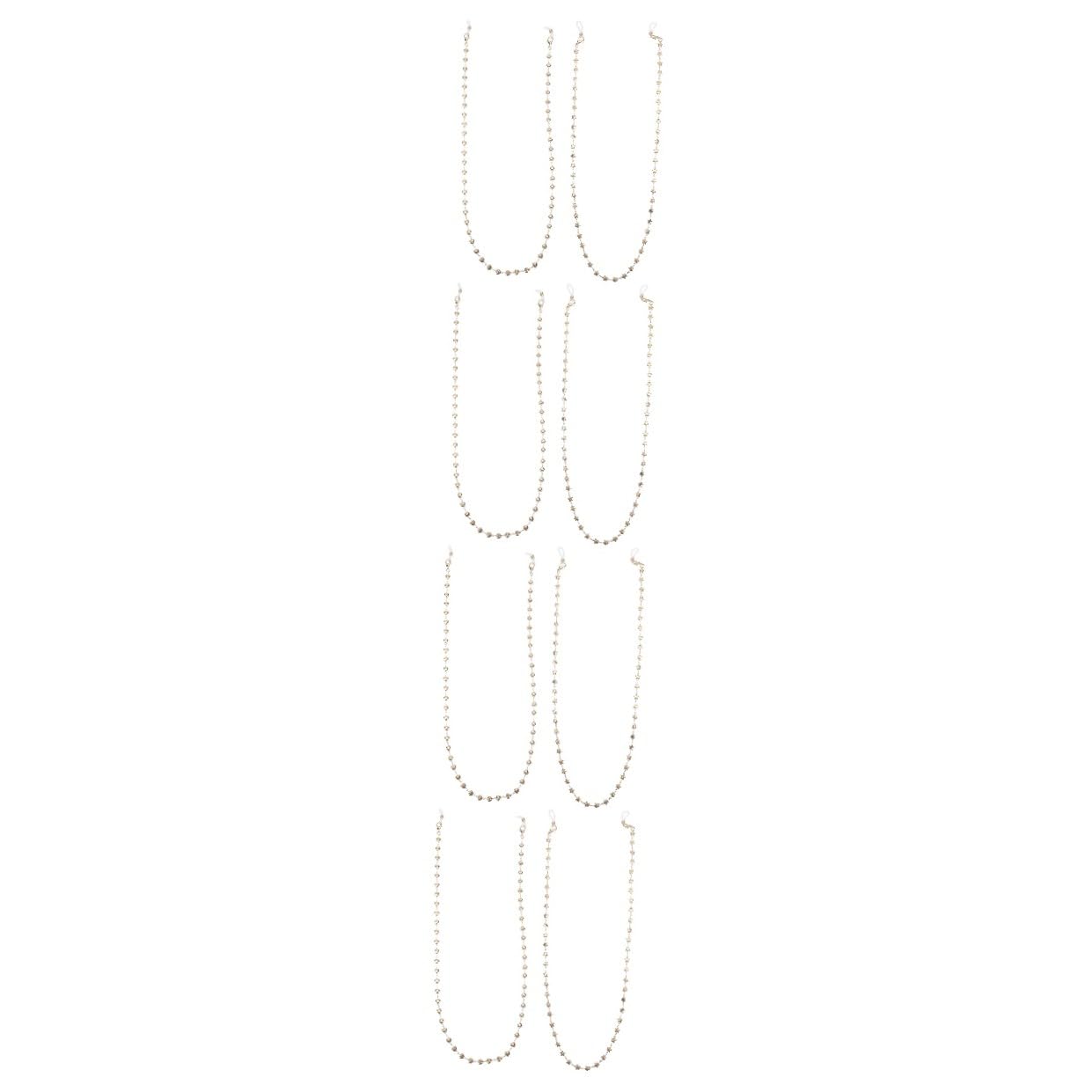 Healeved Herzförmige Brillen Kette Legierung Antirutsch Sonnenbrillen Lanyard Dekorative Brillen Schnur Für Lesebrillen Und Masken