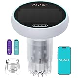 AIPER HydroComm Smart Pool Monitor, 24/7 Automatic Water Testing for Pools, Hot Tubs & Spas, 5-in-1 Accurate App Control, Customized Optimization Tips, Soft White
