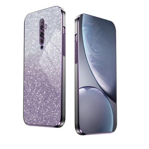 WBWONE Glitter Case for OPPO Reno 2Z (Reno2 Z) Case, Electroplated Edge, Flexible Protection