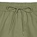 Men's Summer Fashion Baggy Beach Side Zipper Shorts Casual Solid Five Shorts (Green, L)