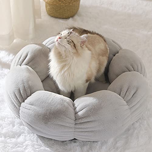 GIBZ Flauschige Hundematte – Waschbar, Kuschelig Warm, Rutschfest, Größe L (80x55 Cm), Für Winter & Kalte Tage