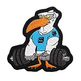 2 Piezas Battle the Beach Cross Insignia de parche bordado con respaldo de gancho