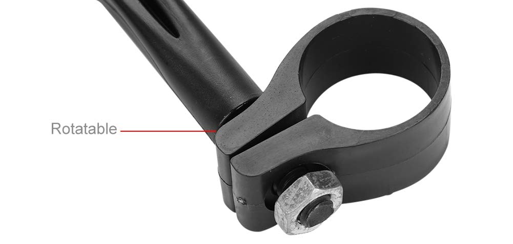 Rétroviseur Vélo Universel 360° – Plastique Costaud, Vision HD, Guidon 1,8-2,2 Cm, Pour VTT/scooter/fauteuil