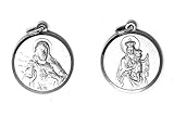 fd direct mount cover Großes Heiliges Herz Jesus und unsere Liebe Frau vom Berg Karmel Skapula-Medaille.