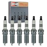 6 pc Champion Double Platinum Spark Plugs compatible with Ford F-150 2.7L 3.5L V6 2011-2020